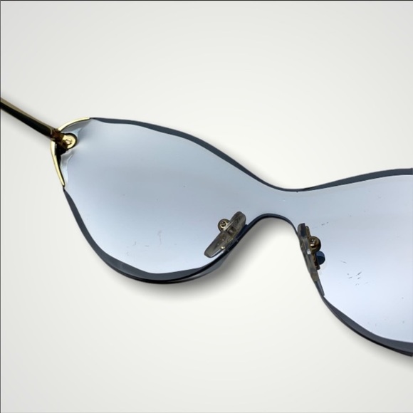 Chloe Curtis 60mm Cat Eye Shield Sunglasses - Picture 9 of 11